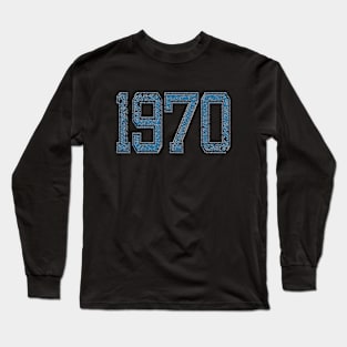 1970 Vintage Year Design Clothing Long Sleeve T-Shirt